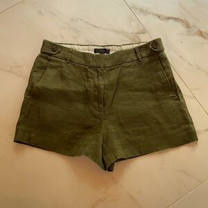 J Crew linen shorts